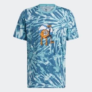 Adidas Men's Size M Medium Lil Stripe AOP T-Shirt Tie-Dye GS7218 Limited Edition